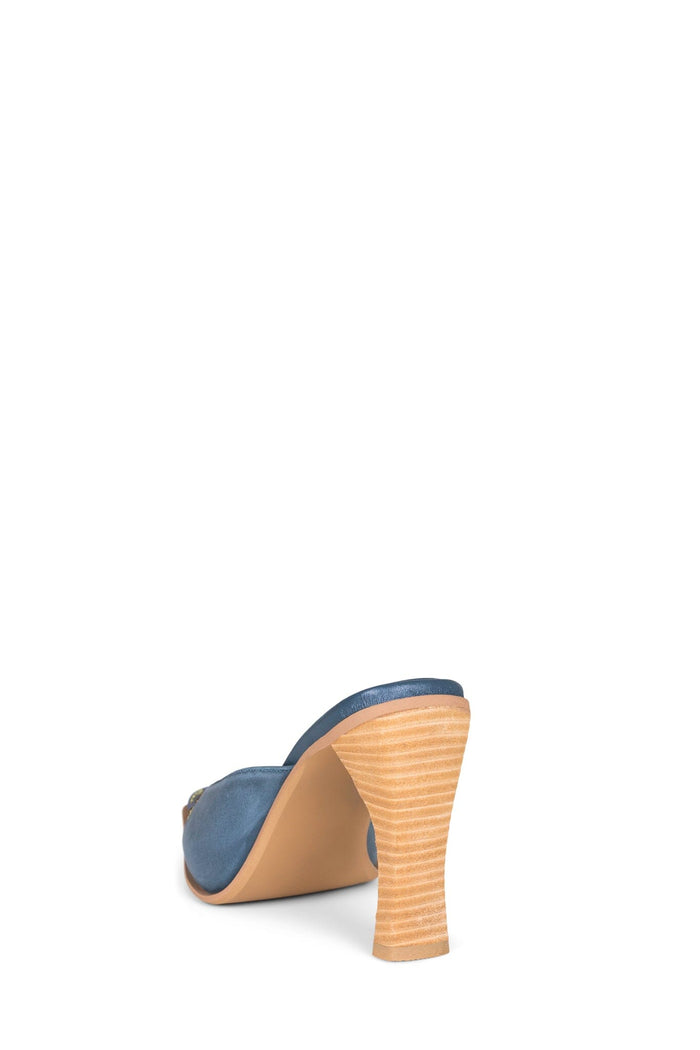 SLEUTH Heeled Mule Blue Brush Wild Combo