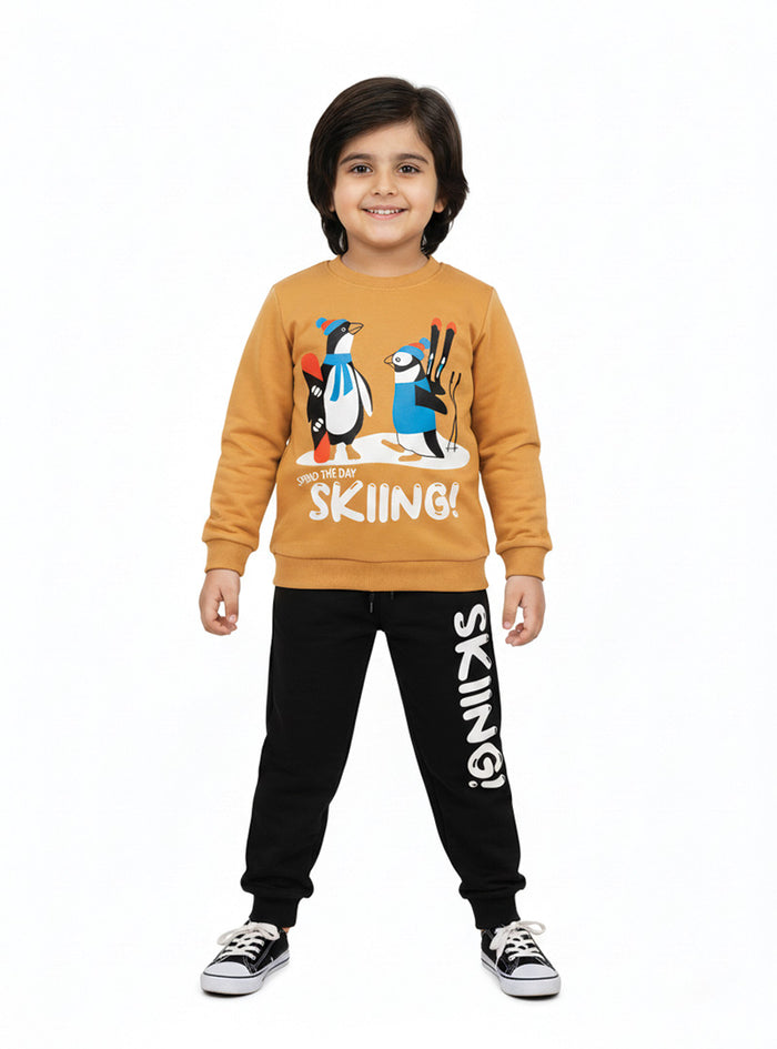 Snowy Penguin Playwear Tracksuit For Boys