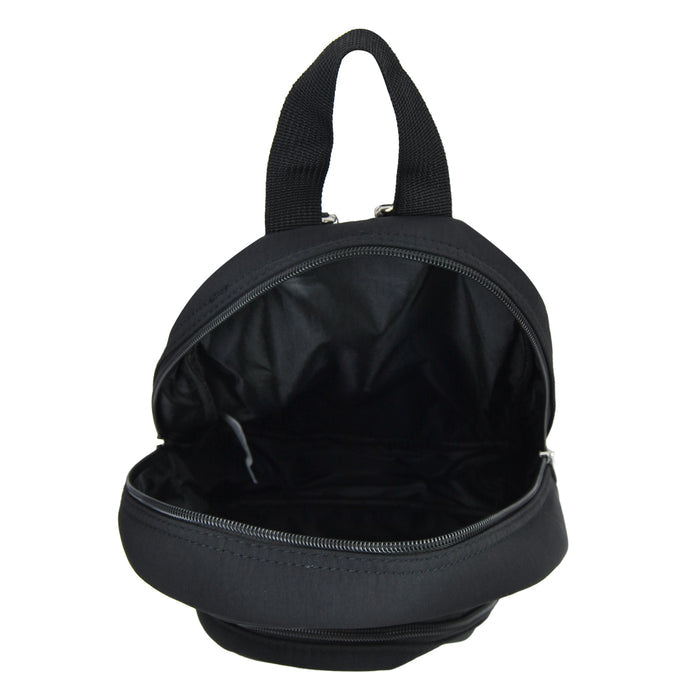Solid Black NGIL Canvas Mini Backpack