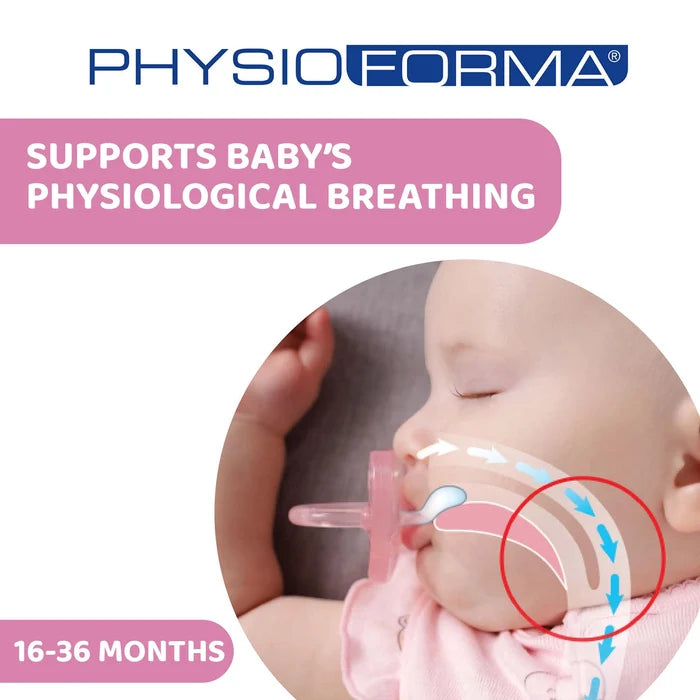 Soother Physio Comfort Pink 16 to 36M 2Pcs