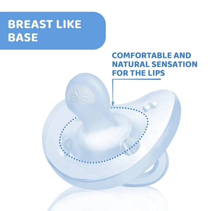 Soother Physio Soft Blue 2 to 6M 2Pcs