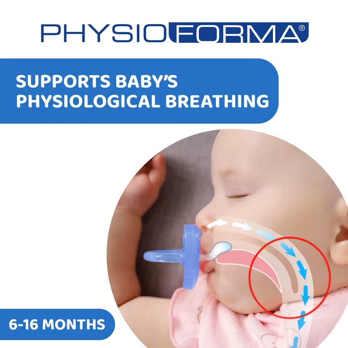 Soother Physio Soft Blue 6 to 16M 2Pcs