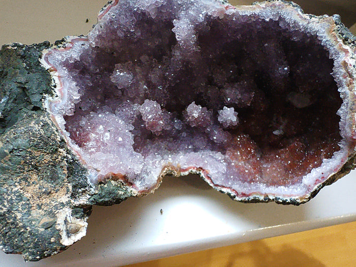 Earthstore® Spirit Cactus Faerie (Fairy) Angel Quartz Geode (170x160x80mm)