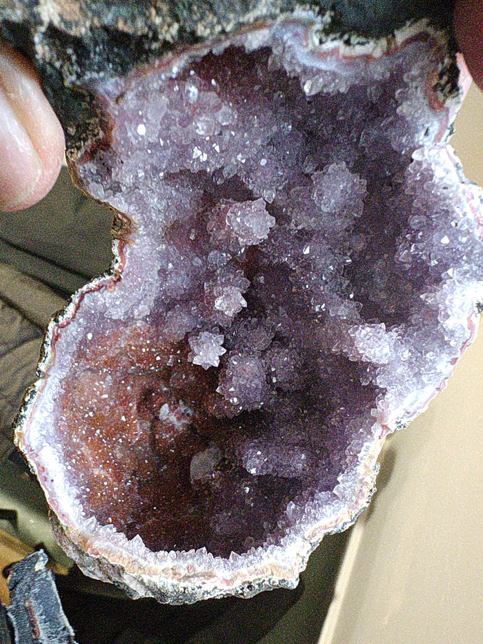 Earthstore® Spirit Cactus Faerie (Fairy) Angel Quartz Geode (170x160x80mm)