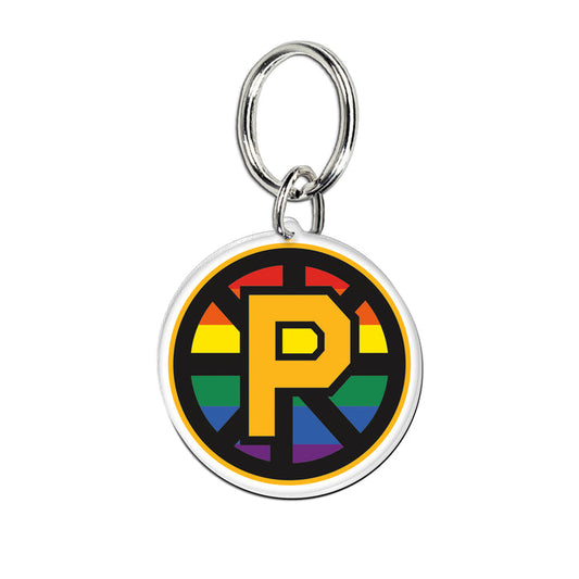 Spoked P Pride Acrylic Keychain