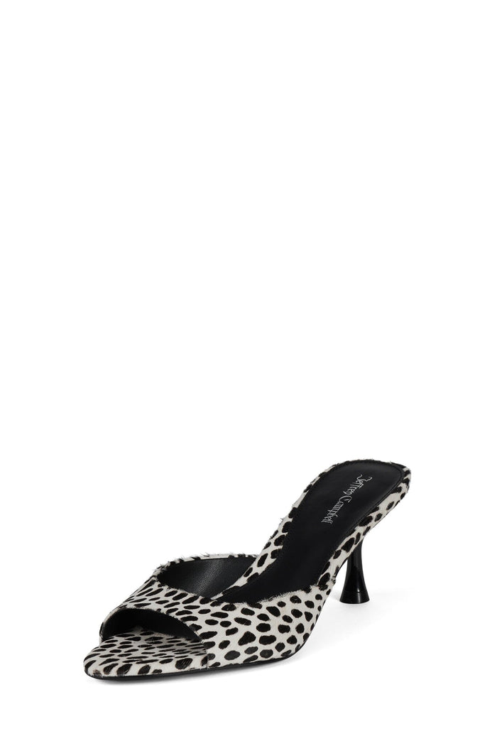 SPY-KID-F Jeffrey Campbell Heeled Sandal White Black Dot _hover