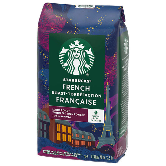Starbucks French Dark Roast Whole Bean Coffee, 1.13 kg - Shoppers-kart.com
