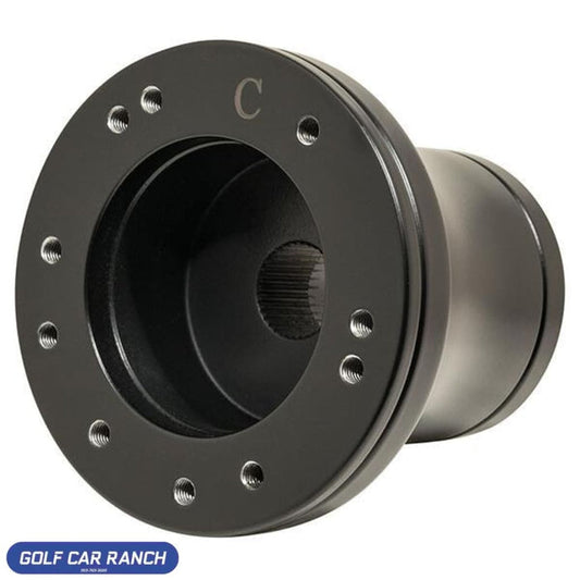 STEERING WHEEL ADAPTER BLACK ANODIZED FOR CLUB CAR DS® AFM ACCESSORY