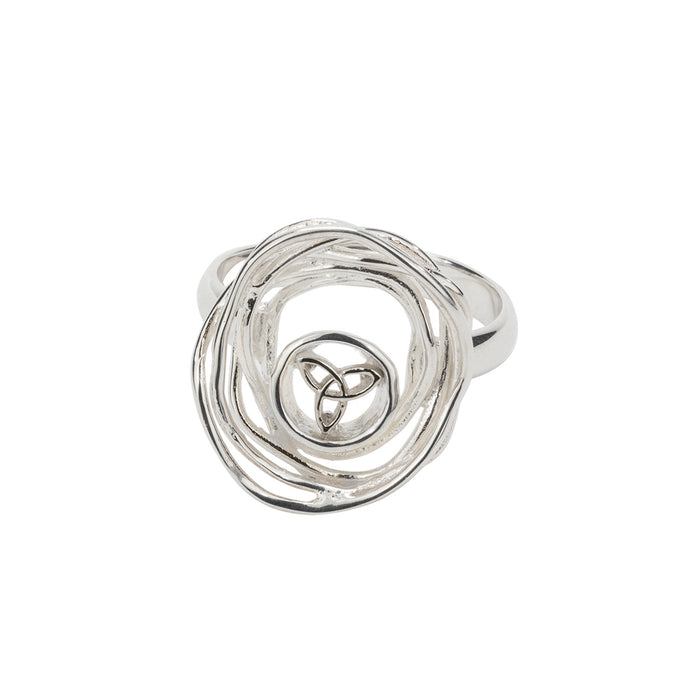 Sterling Silver Celtic Cradle of Life Ring