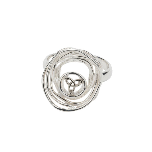 Sterling Silver Celtic Cradle of Life Ring