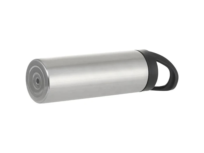 Sublimation Blanks 20oz/600ml Stainless Steel Skinny Tumbler with Black Portable Straw Lid(Silver)