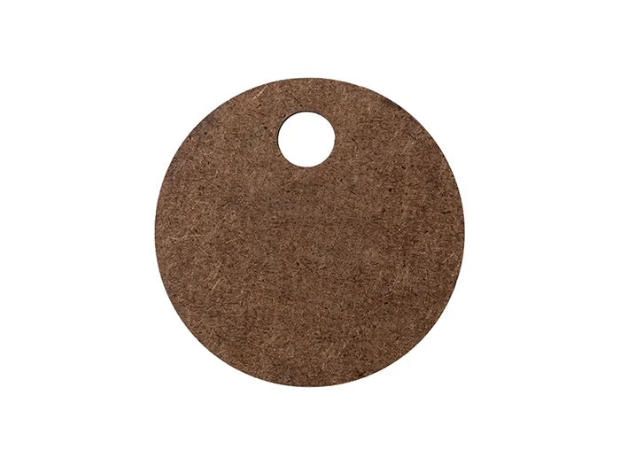 Sublimation Blanks Hardboard Name Tag (φ6.5*0.3cm,RND Shape)