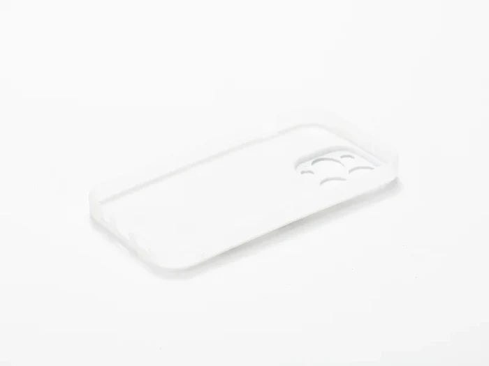 Sublimation Blanks iPhone 14 Pro Cover w/o insert (Rubber, Clear)