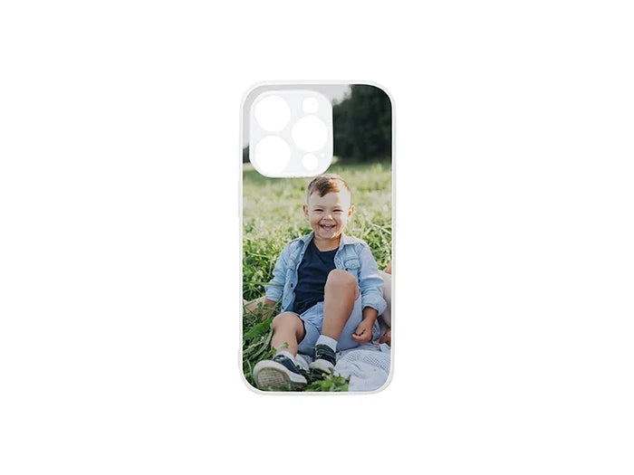Sublimation Blanks iPhone 14 Pro Cover w/o insert (Rubber, Clear)