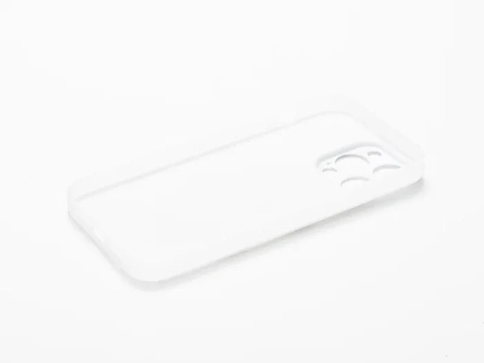 Sublimation Blanks iPhone 14 Pro Max Cover w/o  insert (Rubber, Clear)