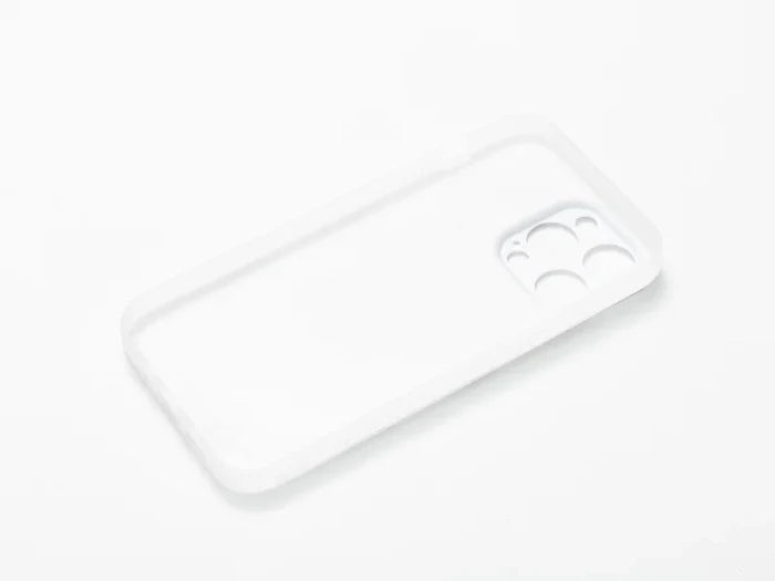 Sublimation Blanks iPhone 14 Pro Max Cover w/o  insert (Rubber, Clear)