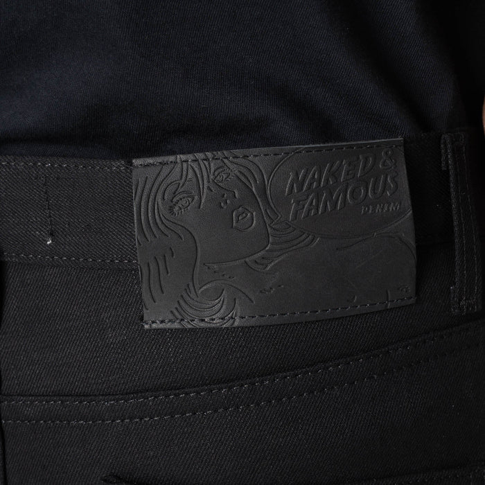 Super Guy - Solid Black Selvedge by Naked & Famous Denim