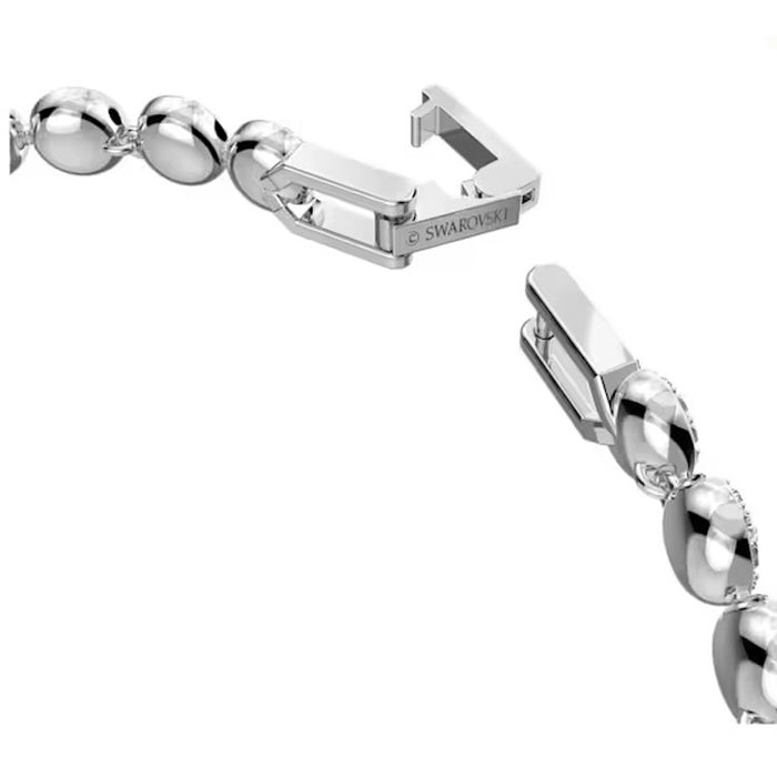 Swarovski Una Angelic bracelet Round cut, Pavé, White, Silver-tone plated*NEW