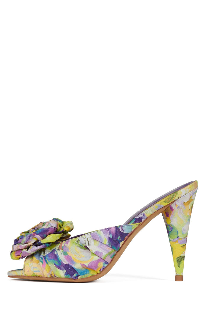 THE-GARDEN Purple Multi Floral