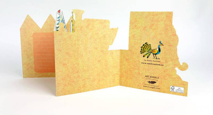 Tin Toys - Cats Die-Cut Card by Emily Sutton | Art Angels