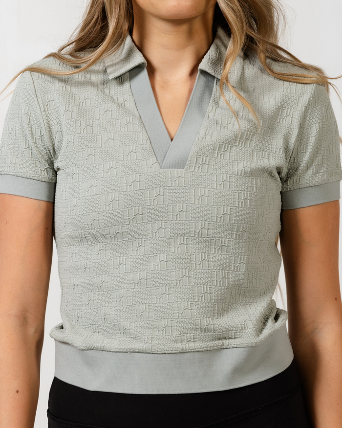 Titan Womens Polo Slate Green