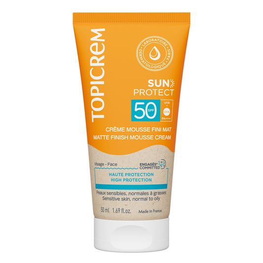 Topicrem Matte Finish Mousse Cream SPF50 50ml