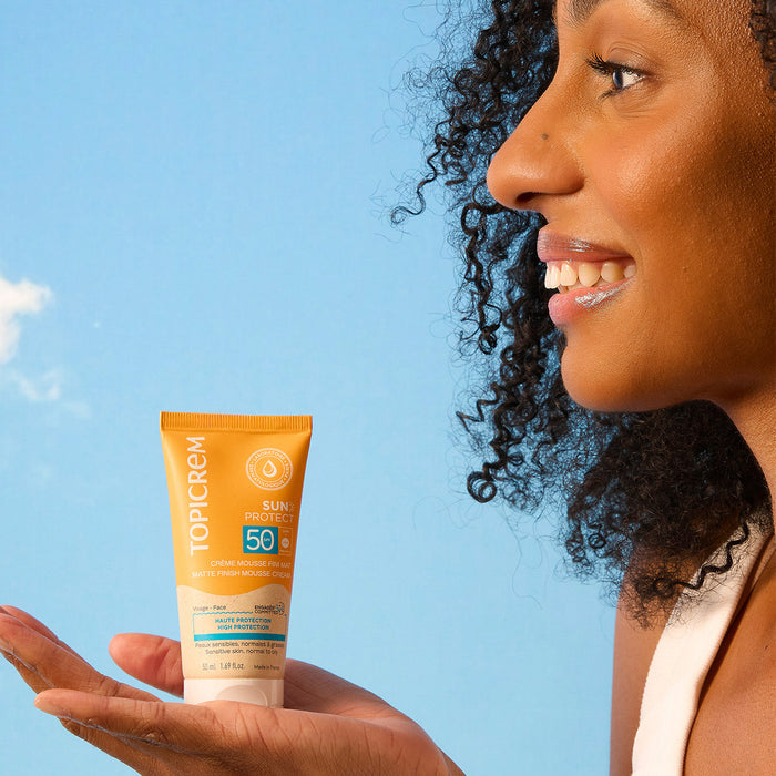 Topicrem Matte Finish Mousse Cream SPF50 50ml