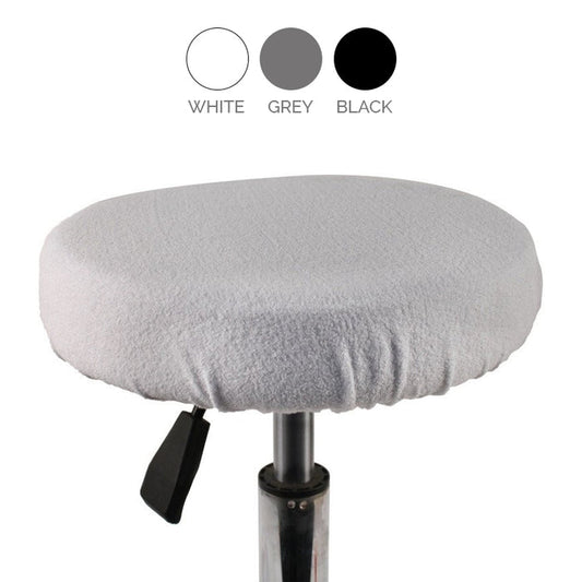 Towelling stool cover