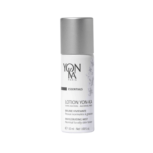 Travel Lotion Yon-Ka PNG | Yon-Ka Paris invigorating mist for normal to oily skin, alcohol-free skincare toner in a compact 50 ml bottle for body care and wellness.