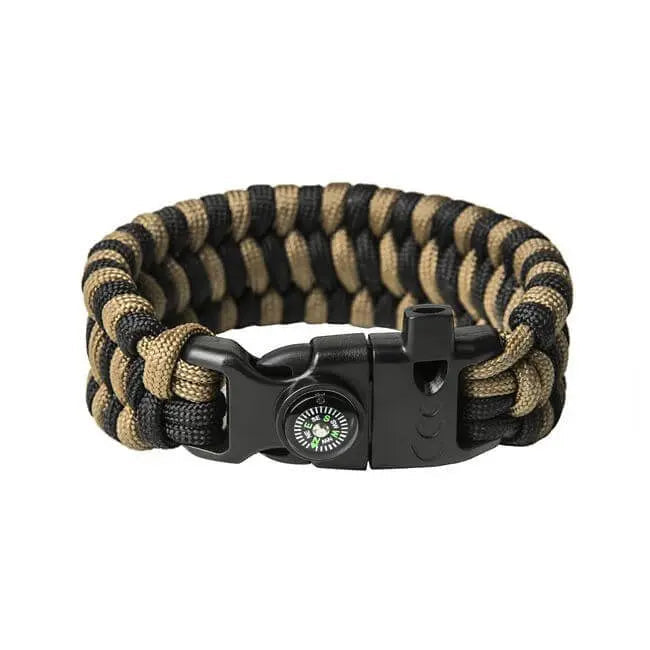 Trilobite Armbånd, Sort & Coyote Paracord.Sale