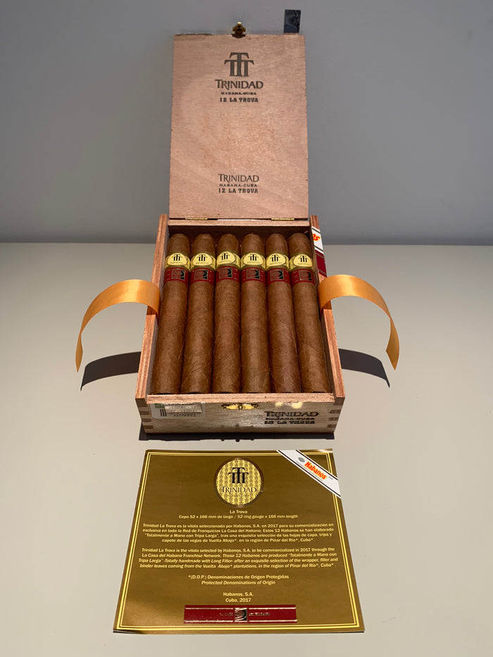 Trinidad La Trova Cigar LCDH Full Open Box - EGM Cigars