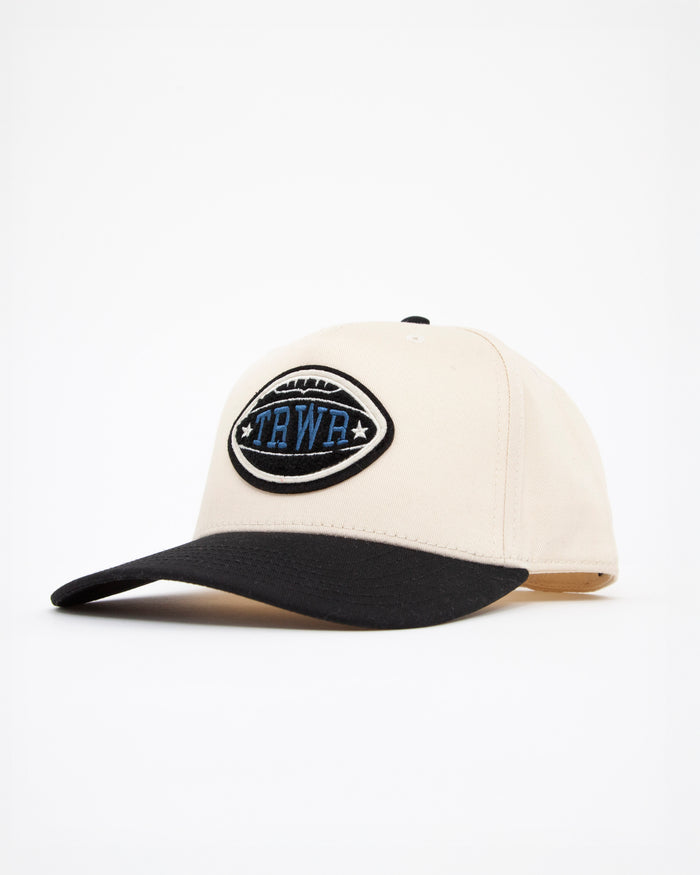 TRWR Football Otto Hat Cream & Black