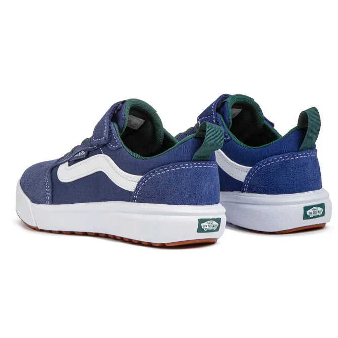 Vans Kids UltraRange 66 V BLG outsole and hook-and-loop closure detail