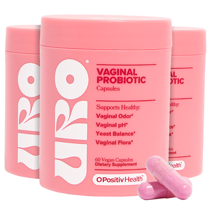 URO / Vaginal Probiotic Capsules / 3 Bottle Subscription