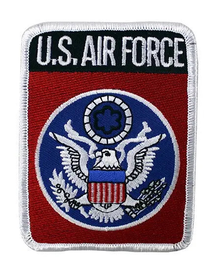 Us Air Force front, detaljeret emblem i et rundt design