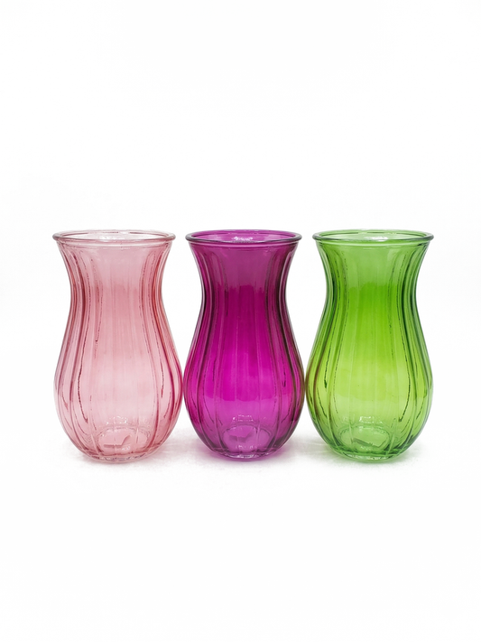 VERTICAL SWIRL VASE MIX