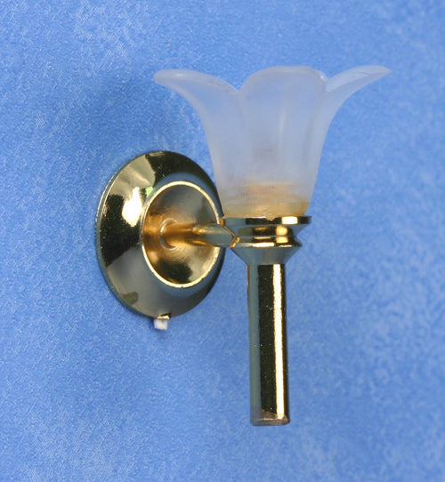 WALL SCONCE/FROSTED FLOWER (MH0930)