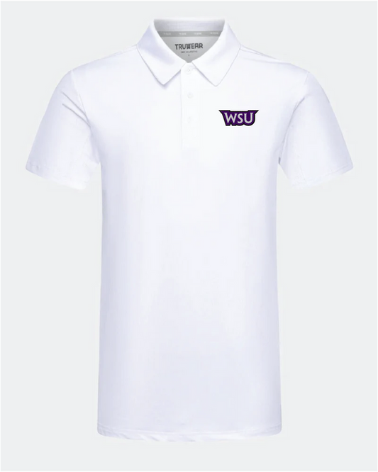 Weber State University Crest 2.0 Polo White