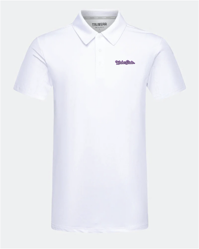 Weber State University Crest 2.0 Polo White