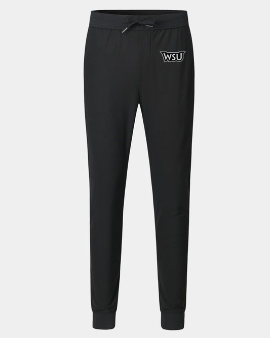 Weber State University Peak Black Joggers 1