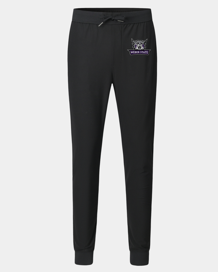Weber State University Peak Black Joggers 2