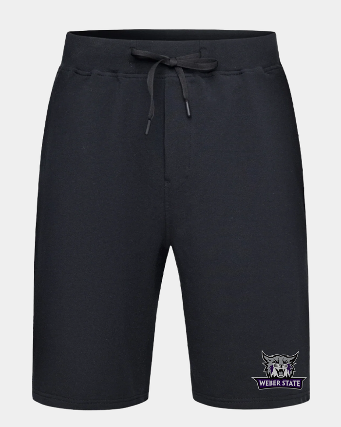 Weber State University Peak Sweat Black Shorts 2