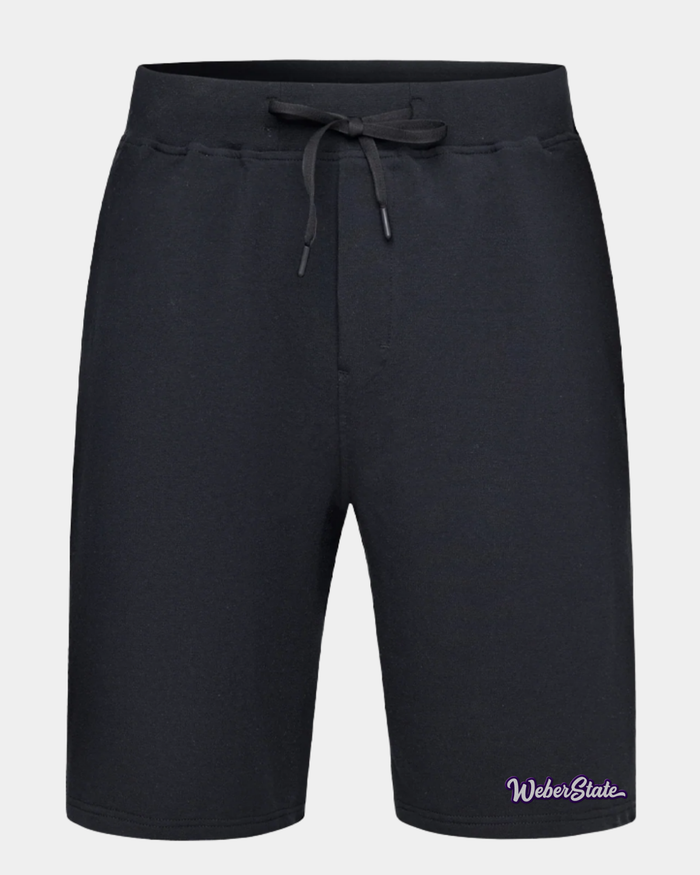 Weber State University Peak Sweat Black Shorts 3