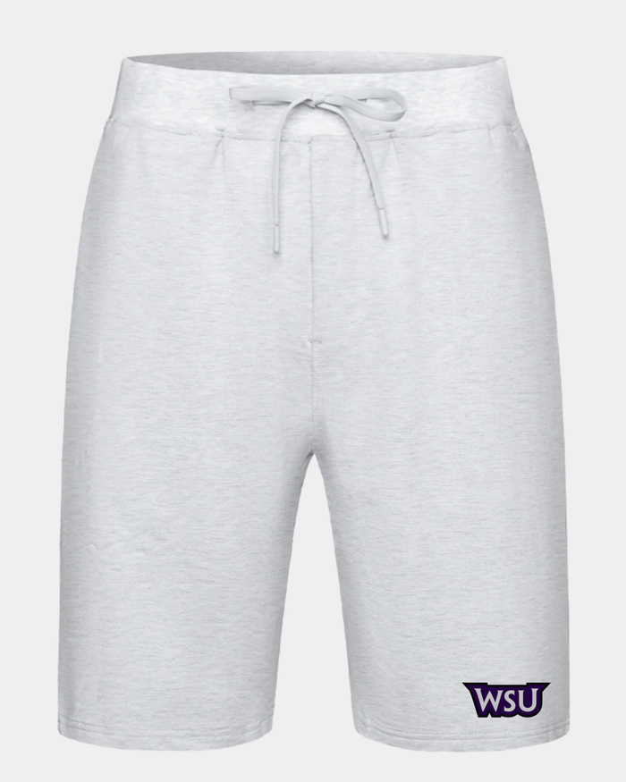 Weber State University Peak Sweat Heather Grey Shorts 1