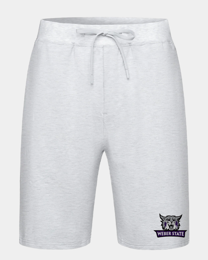 Weber State University Peak Sweat Heather Grey Shorts 2