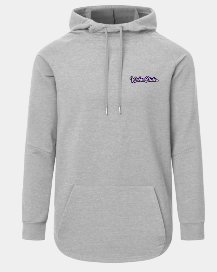 Weber State University Scuba Heather Grey Hoodie 3