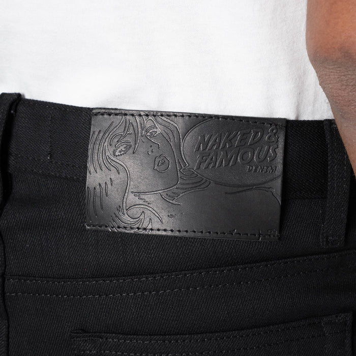 Weird Guy - Black Power Stretch by Naked & Famous Denim