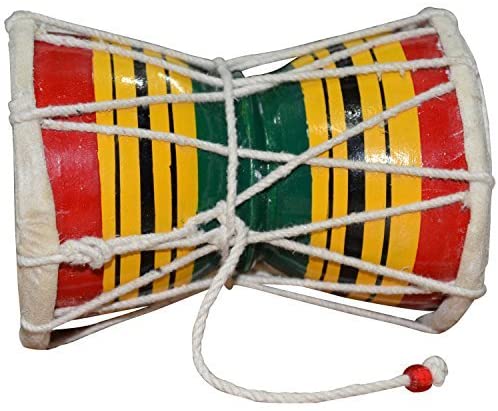 White Whale Handmade indian Damaru musical instrument shiva