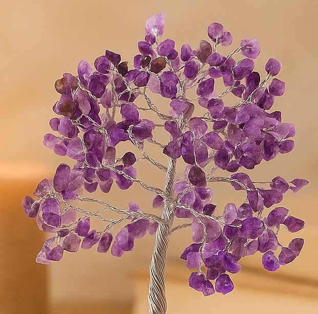 White Whale stone Tree Reiki Healing Crystal Gems Spiritual Feng Shui Vastu Table Decor