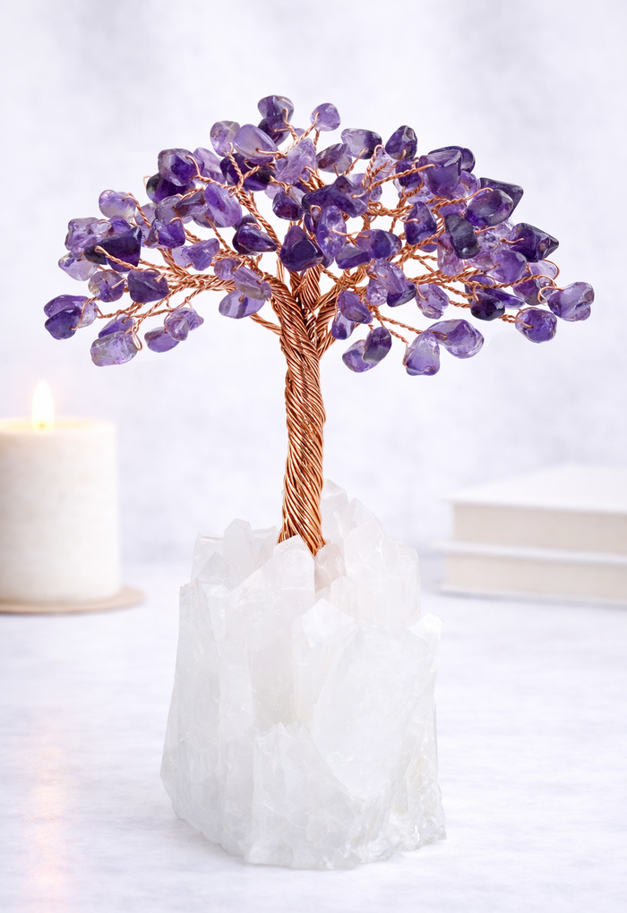 Amethyst(rock Quartz Base)